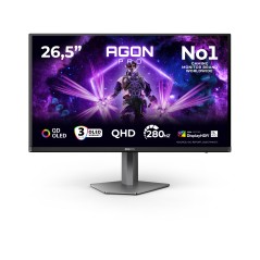 AOC AGON PRO AG276QZD2 27" 2K HDMI DisplayPort Monitor - 240Hz High Refresh Rate & Pivot Design for Ultimate Gaming Experience!